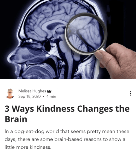 3 ways kindness